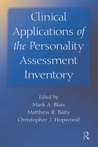 Clinical Applications of the Personality Assessment Inventory_cover