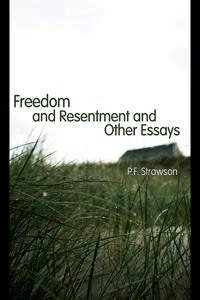 Freedom and Resentment and Other Essays_cover