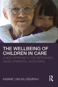 The Wellbeing of Children in Care_cover