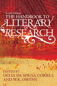 The Handbook to Literary Research_cover