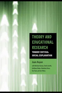 Theory and Educational Research_cover