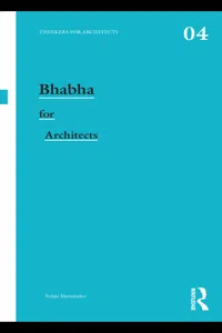 Bhabha for Architects_cover