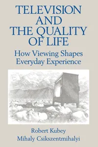 Television and the Quality of Life_cover