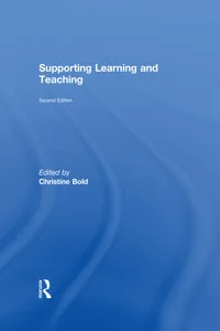 Supporting Learning and Teaching_cover