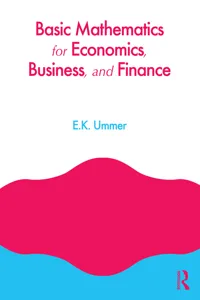 Basic Mathematics for Economics, Business and Finance_cover