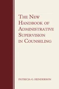 The New Handbook of Administrative Supervision in Counseling_cover