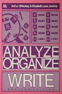 Analyze, Organize, Write_cover