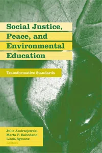 Social Justice, Peace, and Environmental Education_cover