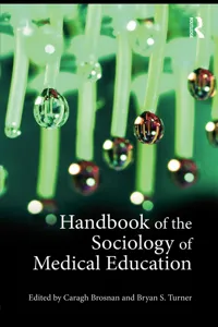 Handbook of the Sociology of Medical Education_cover
