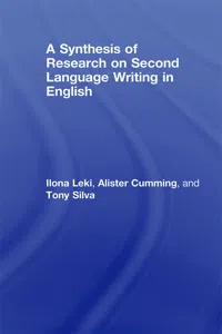 A Synthesis of Research on Second Language Writing in English_cover