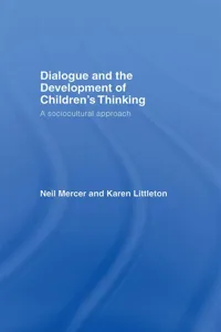 Dialogue and the Development of Children's Thinking_cover
