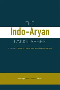 The Indo-Aryan Languages_cover