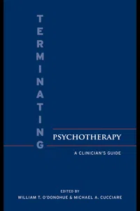 Terminating Psychotherapy_cover