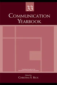 Communication Yearbook 33_cover