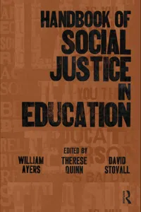 Handbook of Social Justice in Education_cover