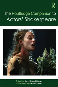 The Routledge Companion to Actors' Shakespeare_cover