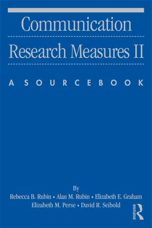 Communication Research Measures II