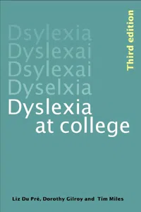 Dyslexia at College_cover