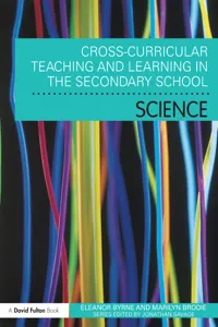 Cross Curricular Teaching and Learning in the Secondary School… Science_cover