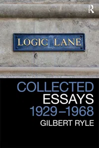 Collected Essays 1929 - 1968_cover