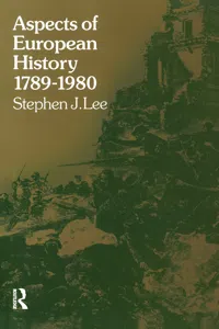 Aspects of European History 1789-1980_cover