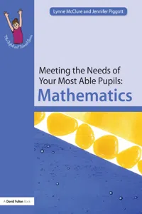 Meeting the Needs of Your Most Able Pupils: Mathematics_cover