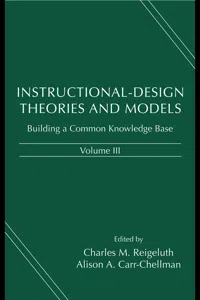 Instructional-Design Theories and Models, Volume III_cover