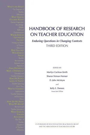 Handbook of Research on Teacher Education