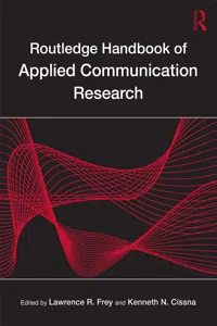 Routledge Handbook of Applied Communication Research_cover