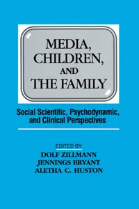 Media, Children, and the Family_cover