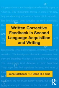 Written Corrective Feedback in Second Language Acquisition and Writing_cover