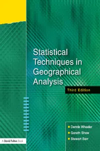 Statistical Techniques in Geographical Analysis_cover