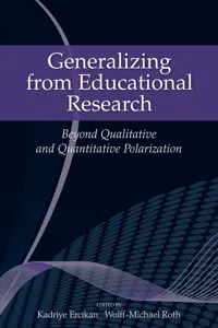Generalizing from Educational Research_cover