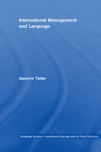 International Management and Language_cover