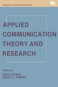 Applied Communication Theory and Research_cover