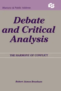 Debate and Critical Analysis_cover