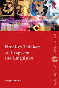 Fifty Key Thinkers on Language and Linguistics_cover