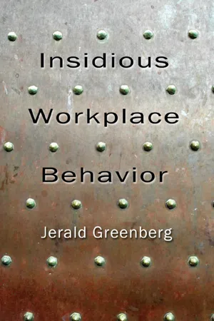 Insidious Workplace Behavior