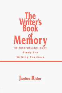 The Writer's Book of Memory_cover