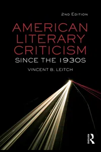 American Literary Criticism Since the 1930s_cover