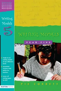 Writing Models Year 5_cover