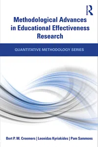 Methodological Advances in Educational Effectiveness Research_cover