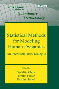Statistical Methods for Modeling Human Dynamics_cover