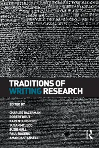 Traditions of Writing Research_cover
