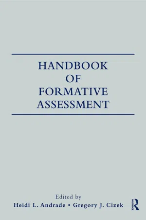 Handbook of Formative Assessment