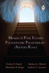 Manual of Panic Focused Psychodynamic Psychotherapy - eXtended Range_cover