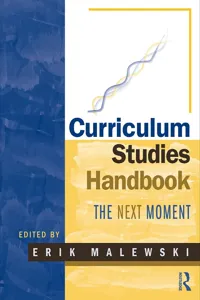 Curriculum Studies Handbook - The Next Moment_cover