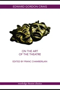 On the Art of the Theatre_cover