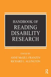 Handbook of Reading Disability Research_cover