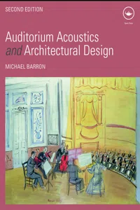 Auditorium Acoustics and Architectural Design_cover